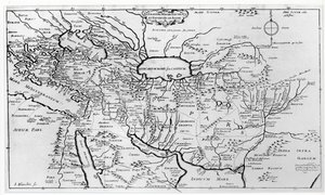 Nagy Sándor (Kr. e. 356-323) ázsiai utazásainak és expedícióinak térképe